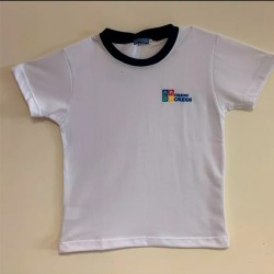 Camiseta azul manga corta