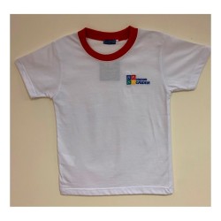 Camiseta roja manga corta