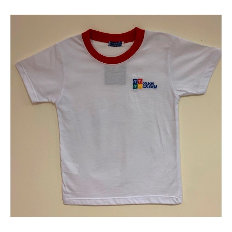 Camiseta roja manga corta