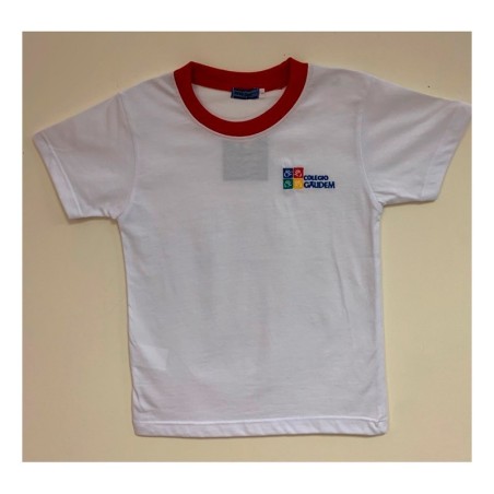 Camiseta roja manga corta